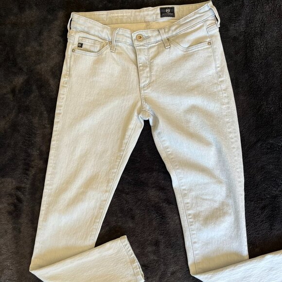 AG Adriano Goldschmied Skinny Jeans Legging‎ Ankle Lightwash Blue Size 25R. EUC - Picture 1 of 6